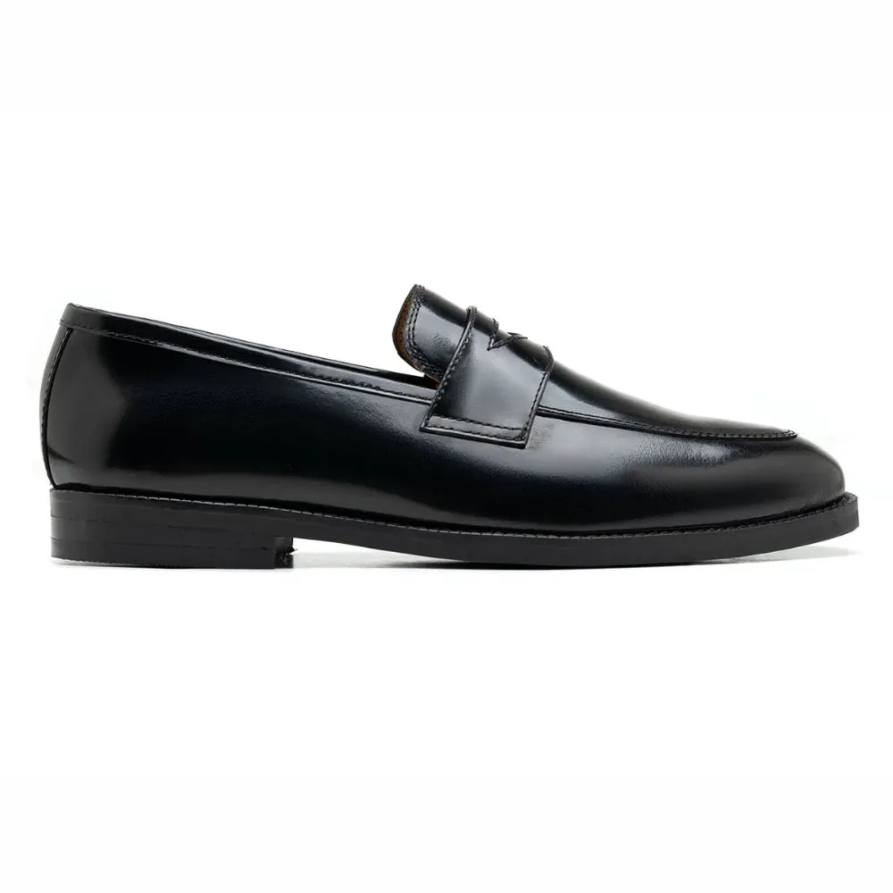 Echo Black Penny Formal Leather Loafer