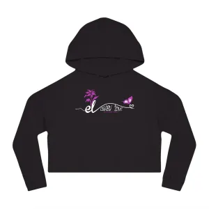 EL423 Crazy Love /Cropped Hooded Sweatshirt