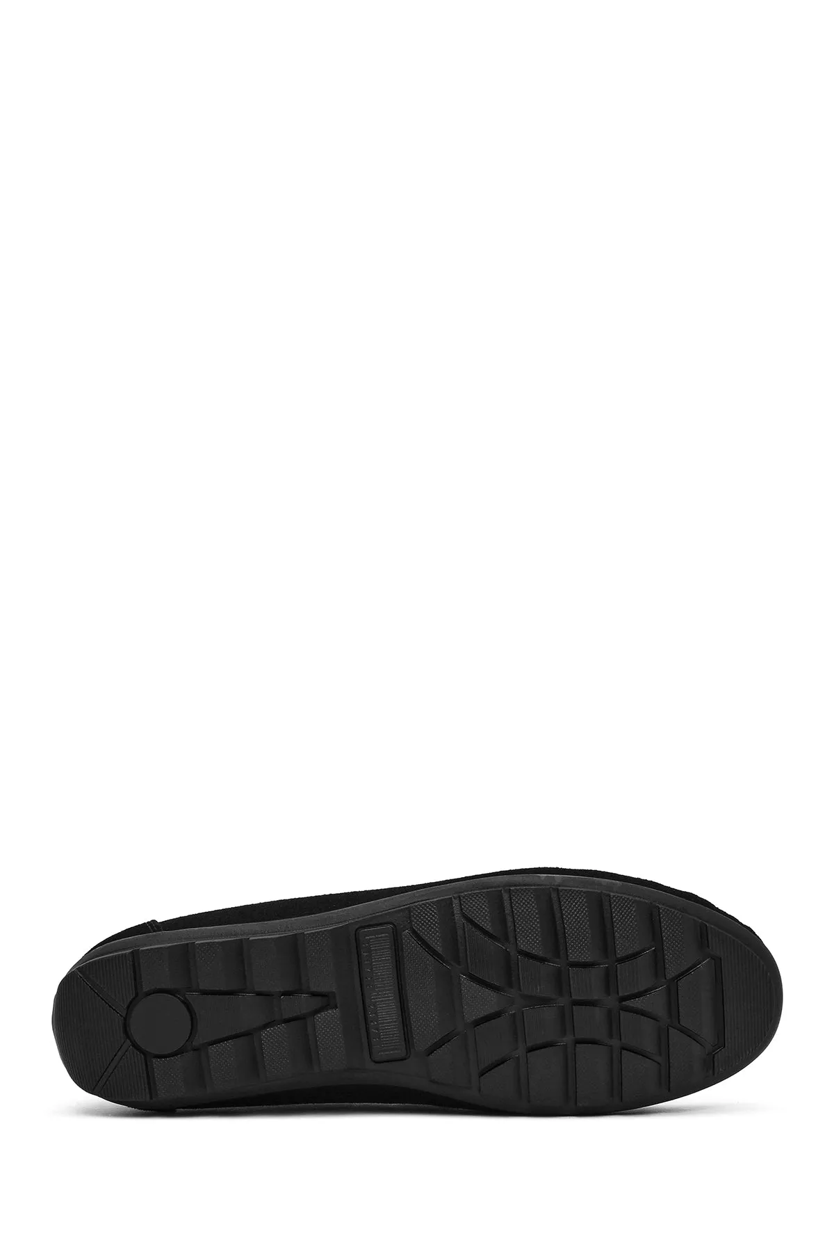 Erkek Siyah Süet Deri Casual Loafer