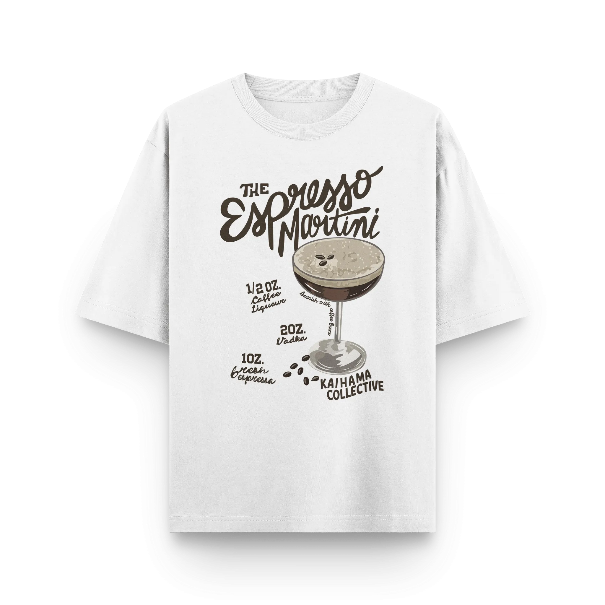 Espresso Martini Oversized Tshirt by Kaihama
