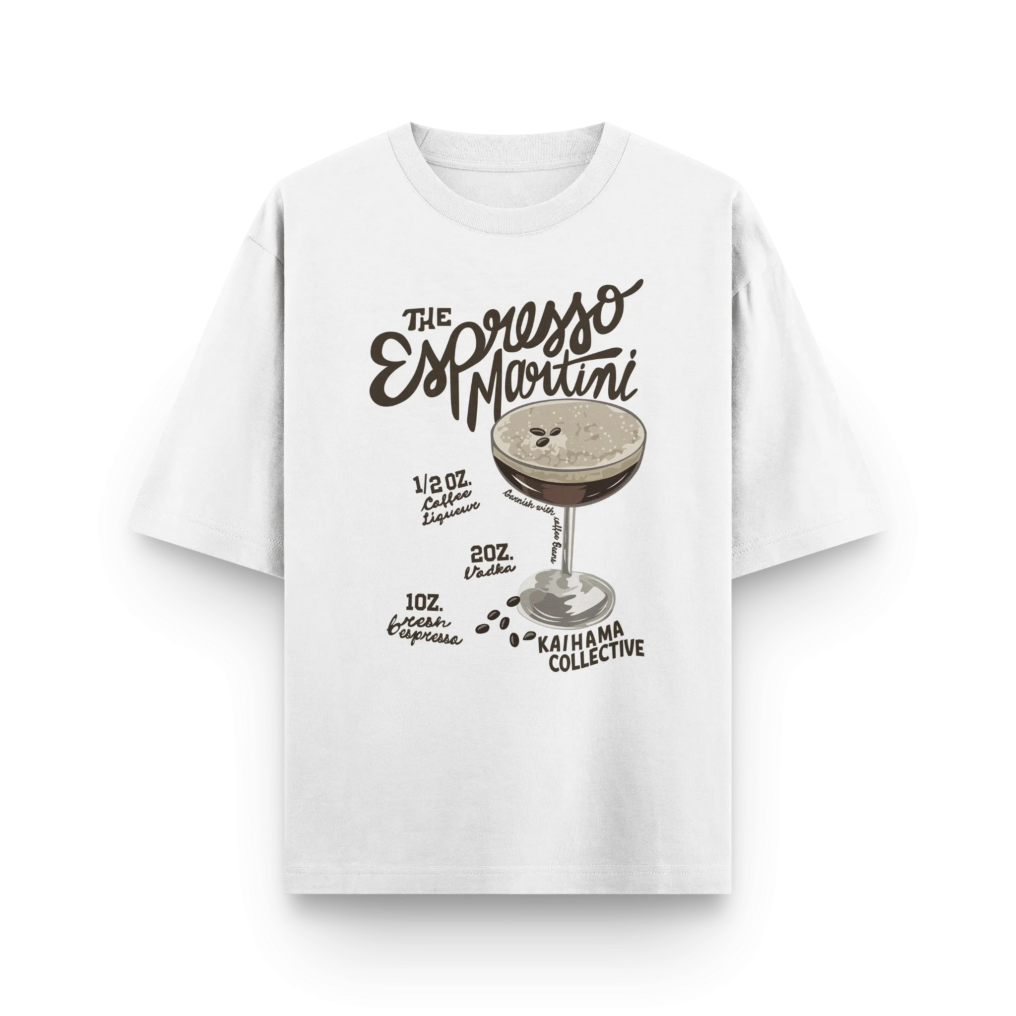 Espresso Martini Oversized Tshirt by Kaihama