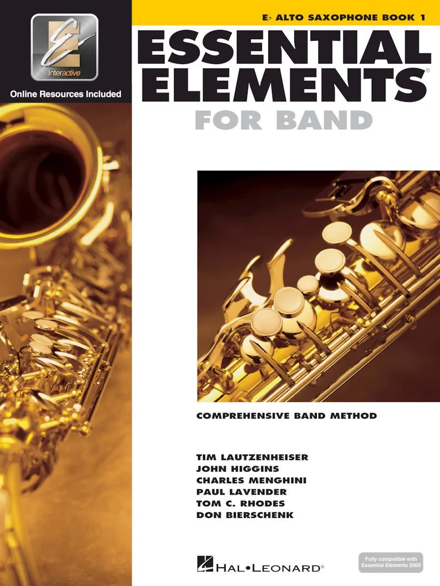 ESSENTIAL ELEMENTS FOR BAND – Eb ALTO SAXOPHONE BOOK 1 WITH EEI