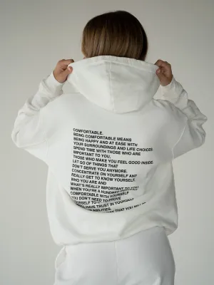 ESSENTIALS - Hoodie  •  Off-White
