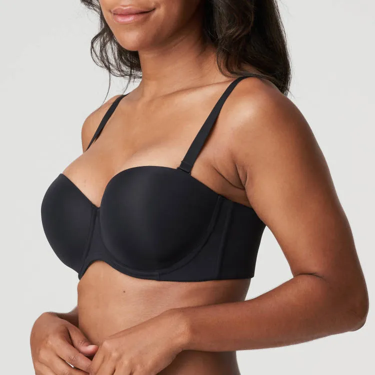 Figuras Padded Bra Strapless In Charcoal - PrimaDonna