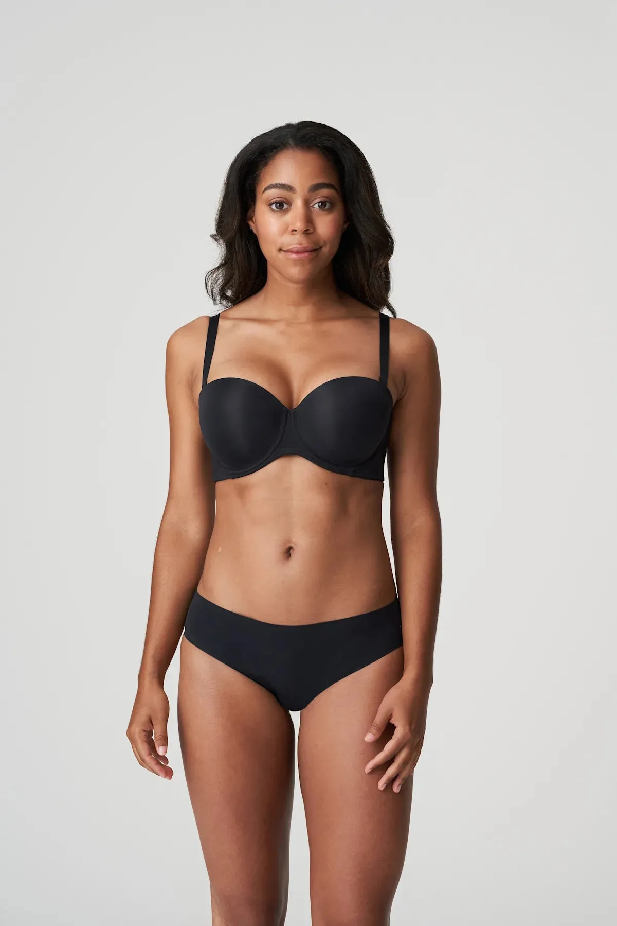 Figuras Padded Bra Strapless In Charcoal - PrimaDonna