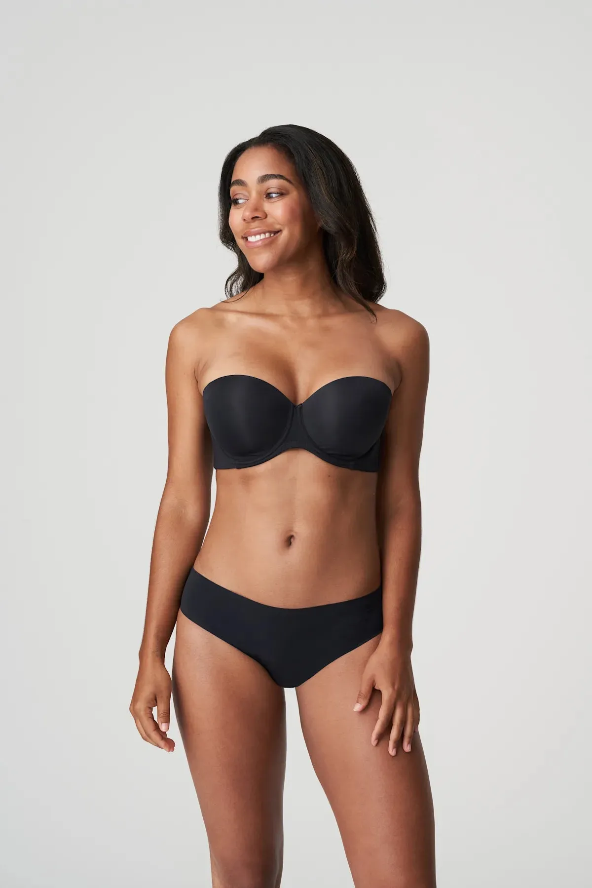 Figuras Padded Bra Strapless In Charcoal - PrimaDonna
