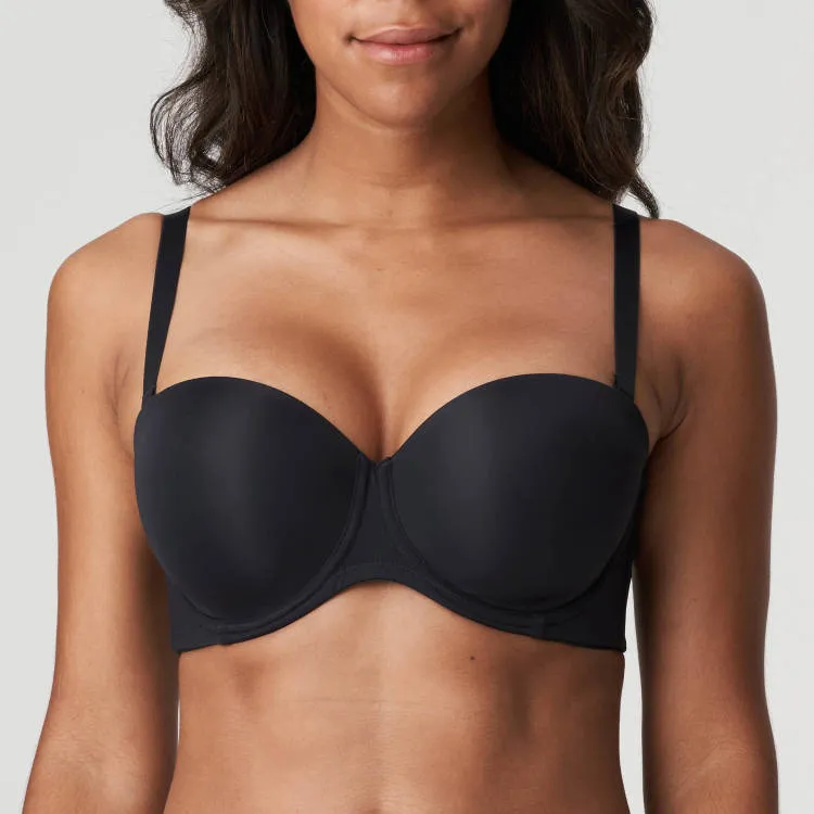 Figuras Padded Bra Strapless In Charcoal - PrimaDonna