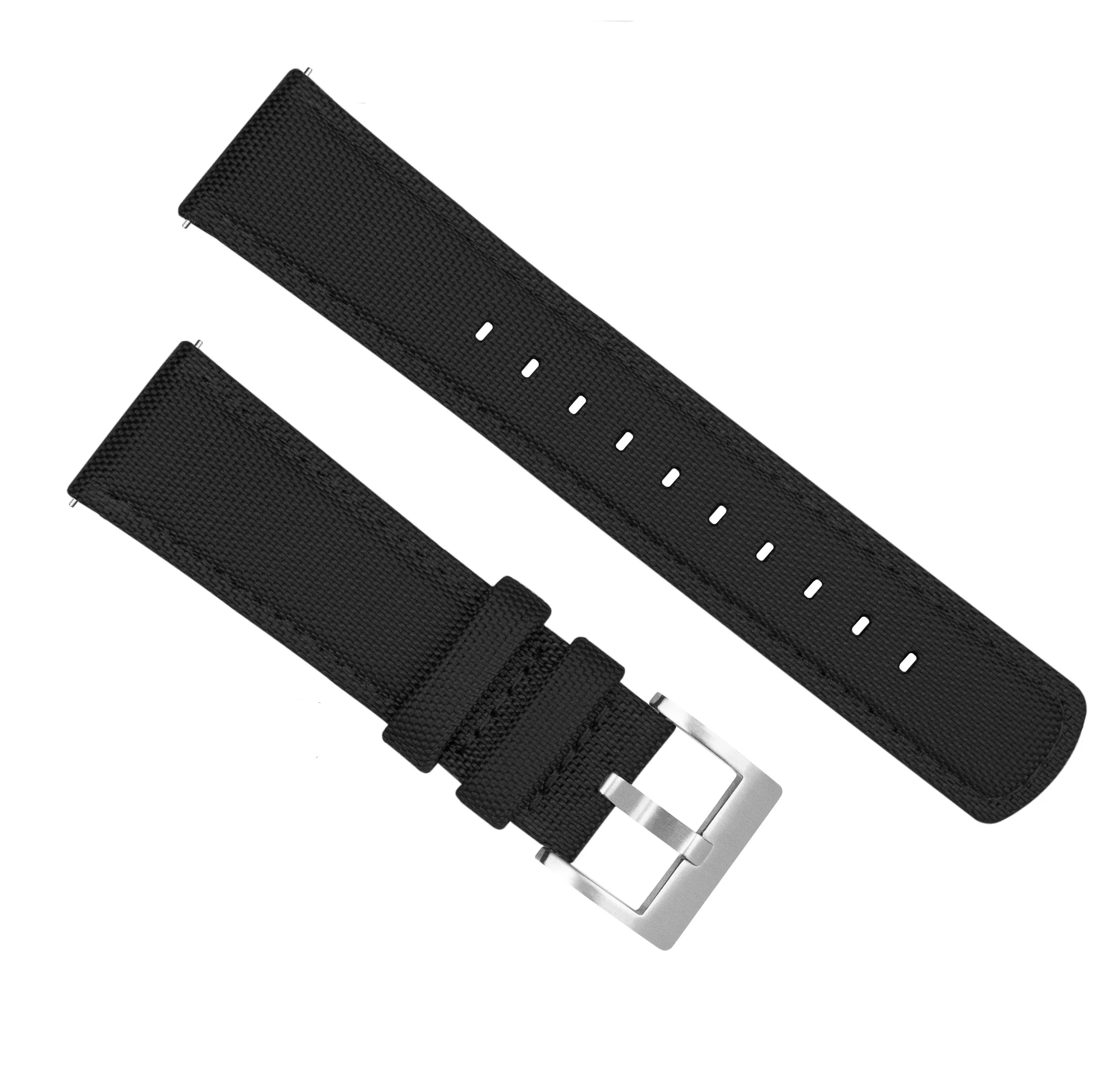 Fossil Sport Sailcloth Quick Release Black Watch Band