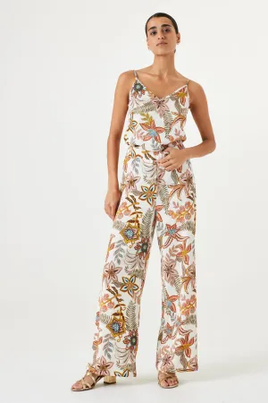 Garcia Wide Leg Pants - Floral Print