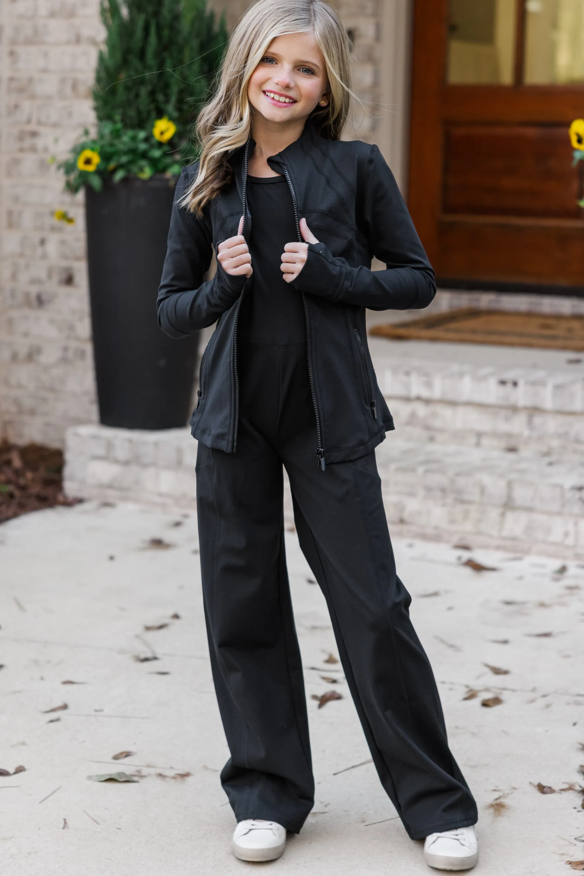 Girls: The Callie Black Jumpsuit