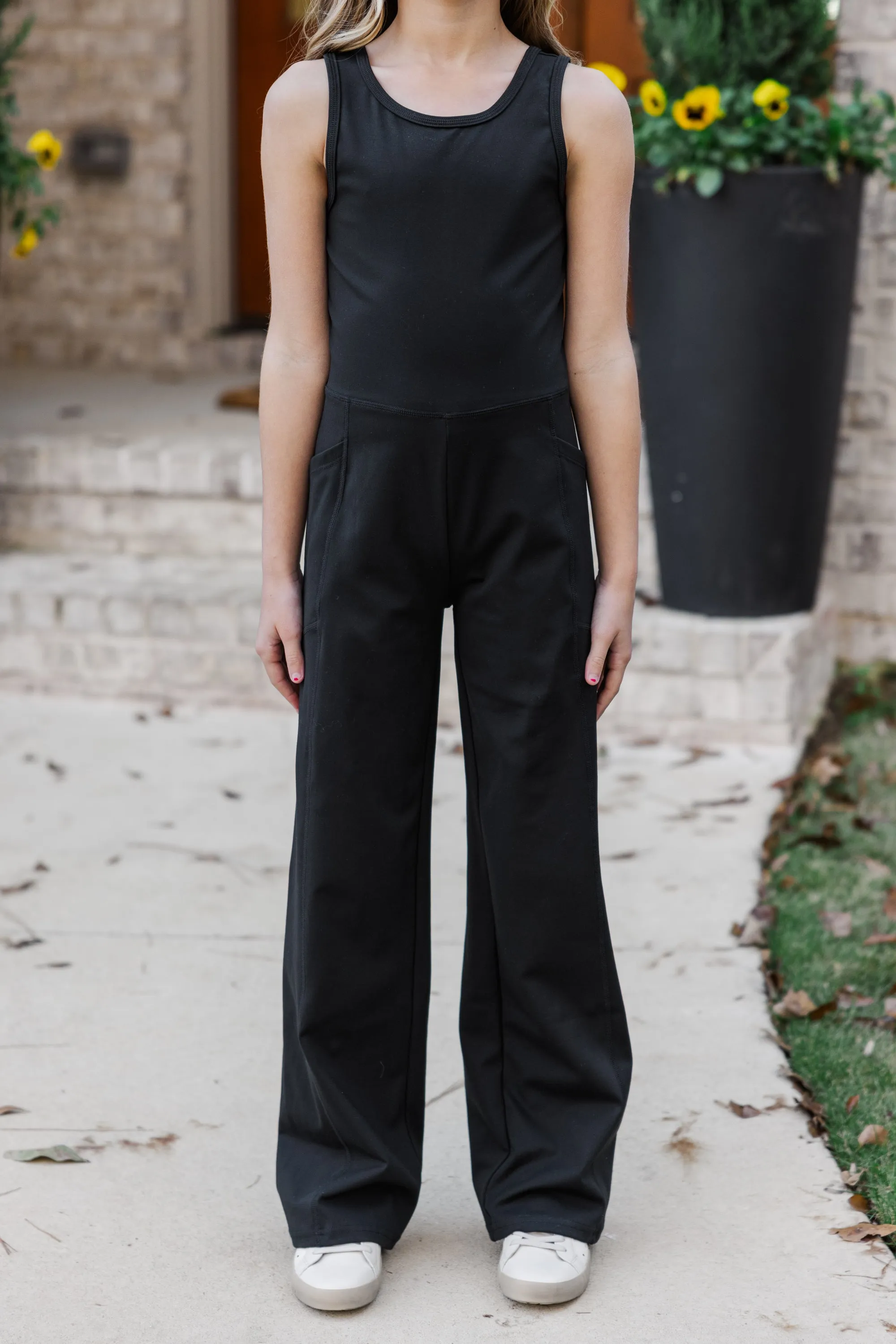 Girls: The Callie Black Jumpsuit