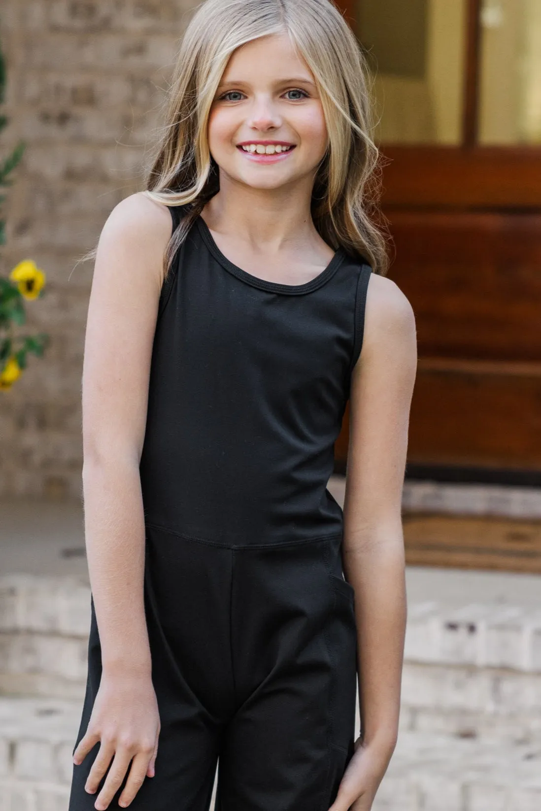 Girls: The Callie Black Jumpsuit