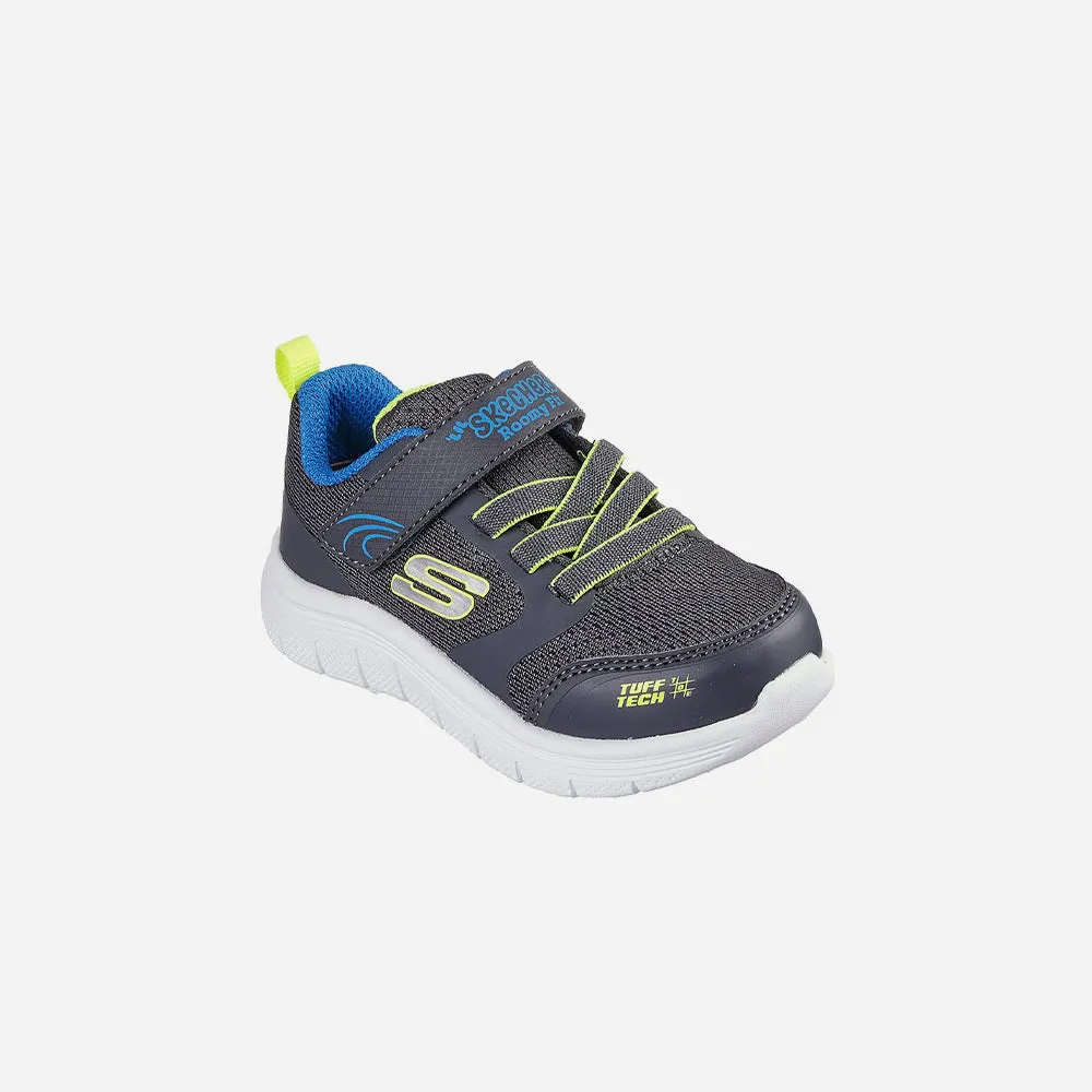 Giày Sneaker Bé Trai Skechers Comfy Flex 3.0 - Xám