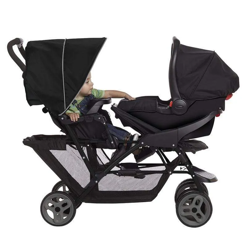 Graco Stadium Duo Tandem Stroller - Black/Grey