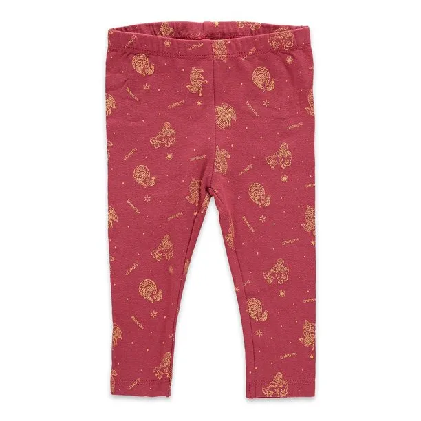 HARRY POTTER Baby Girl Hogwarts Bodysuit & Leggings Set with Matching Headband
