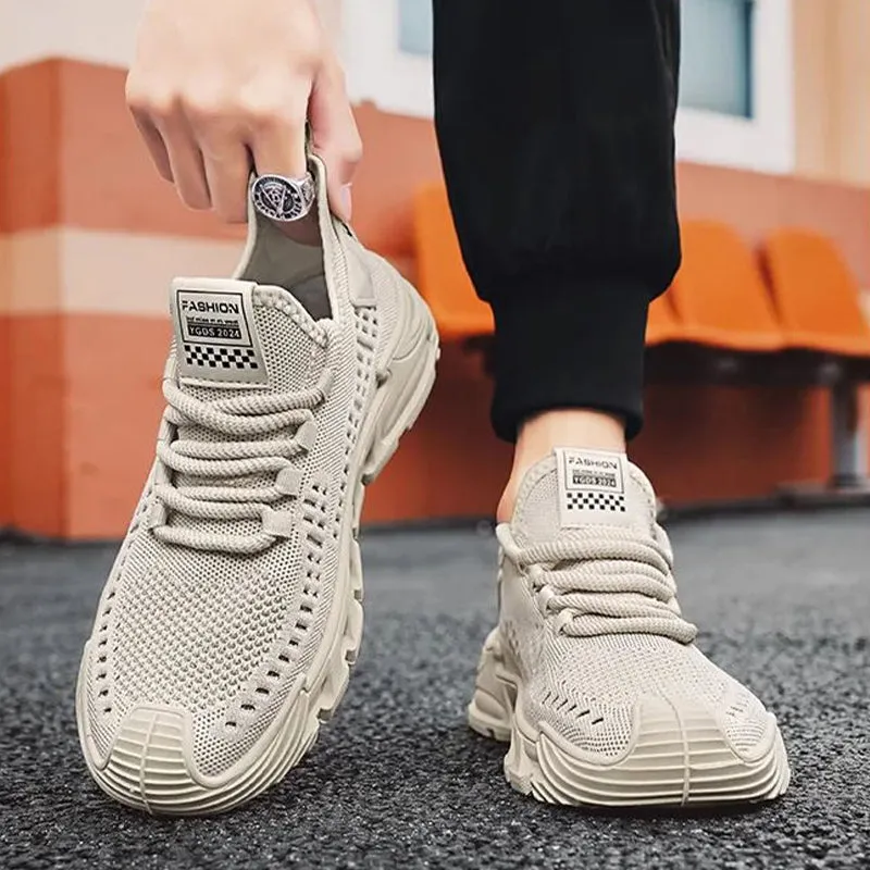 Herr Sommar Andas Mesh Mjuka Sneakers
