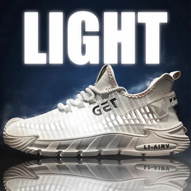 Herr Sommar Andas Mesh Mjuka Sneakers