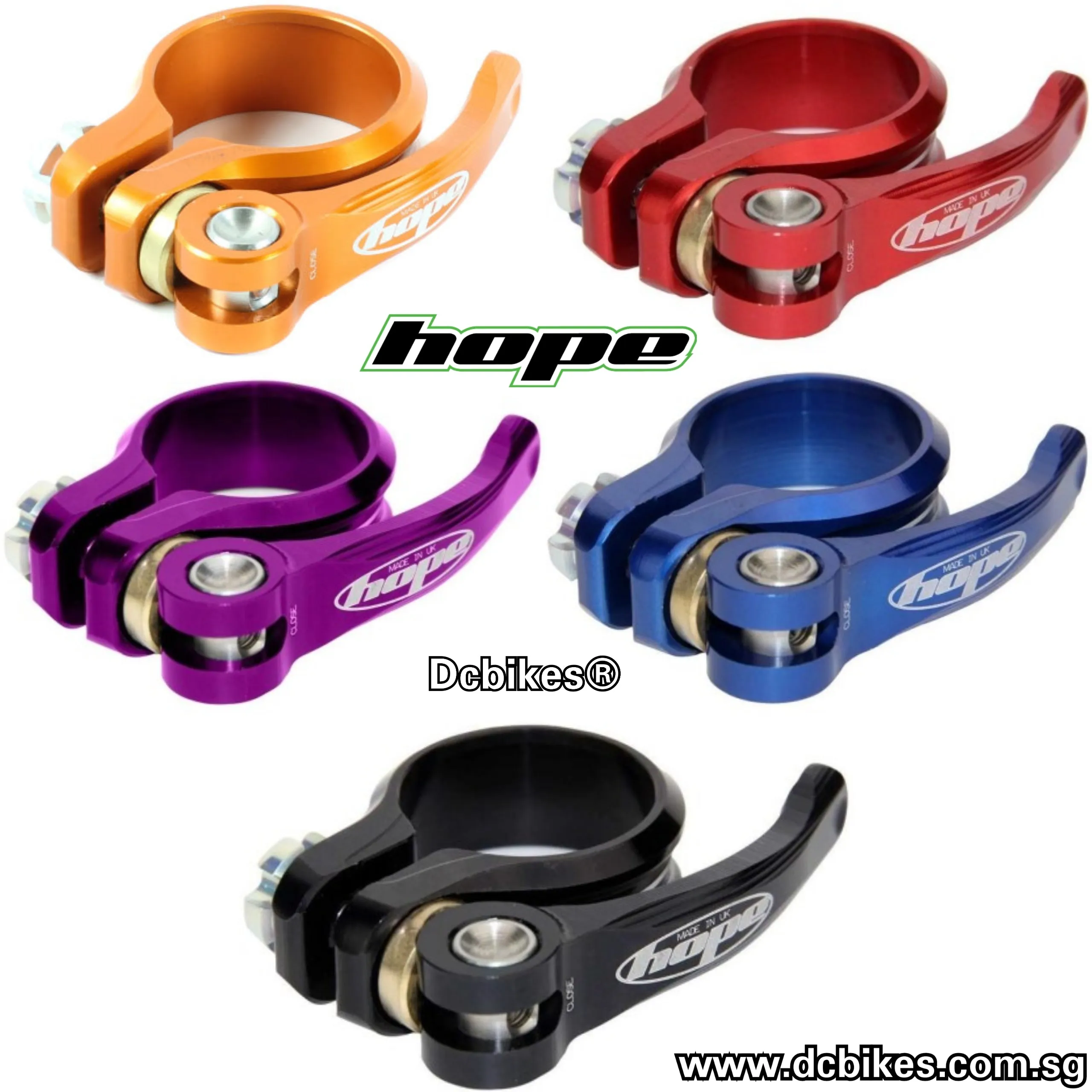 Hope Tech Quick Release Seat Post Clamp QR