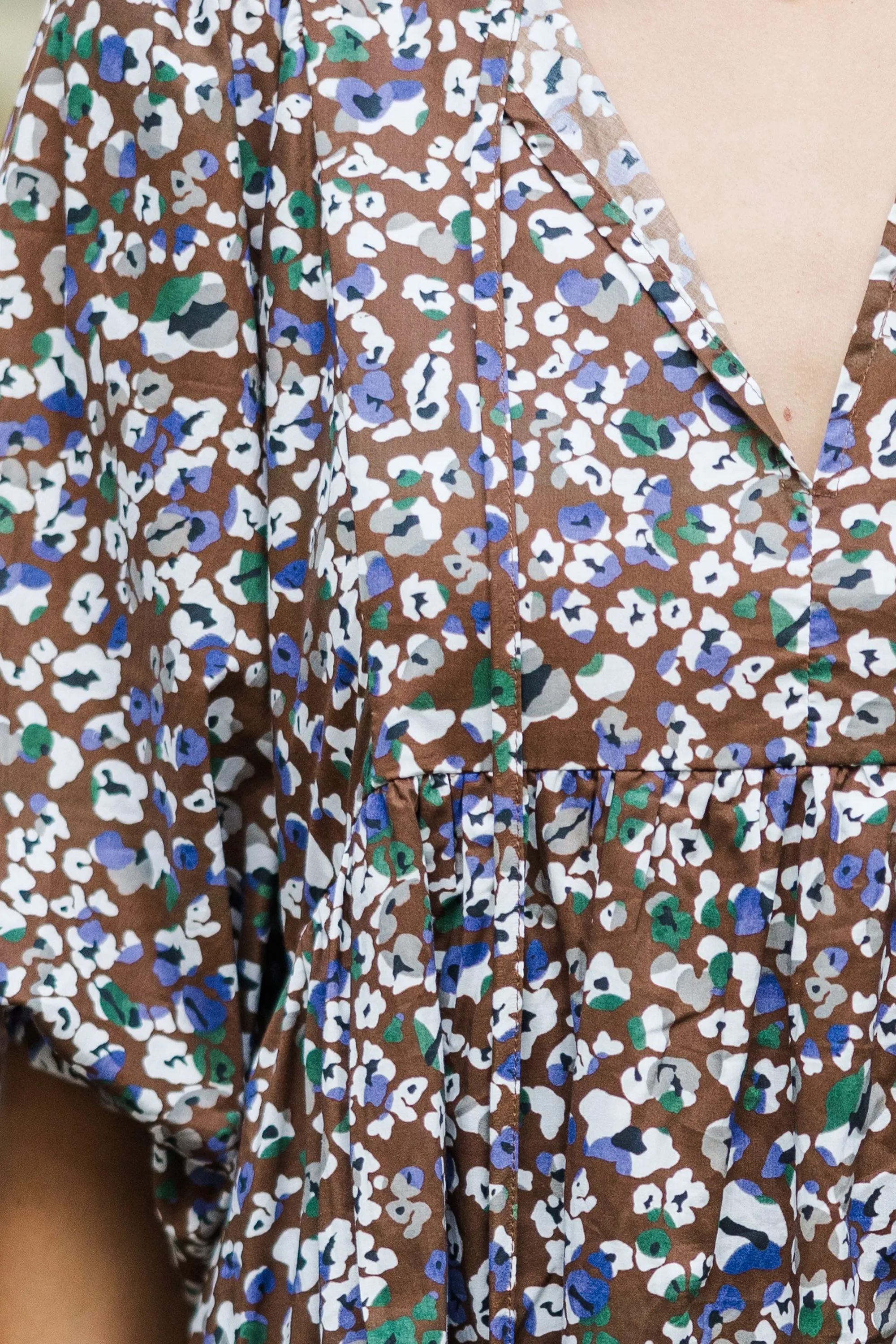 It's All True Brown Leopard Dress