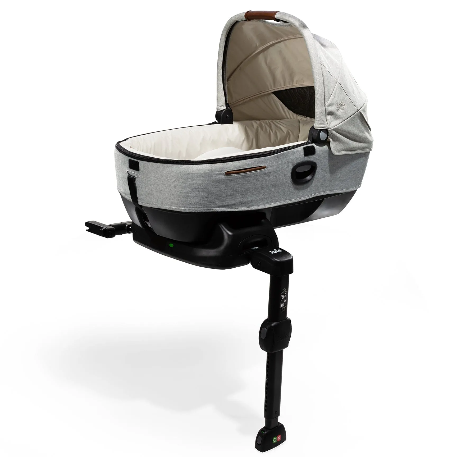 Joie Calmi Car Cot Bed & I-Base Encore in Oyster