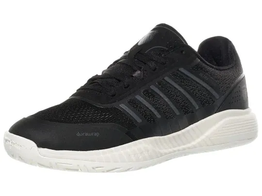 K-Swiss Men's Ultra Court Tie Court Shoe in Black/Snow White/Asphalt