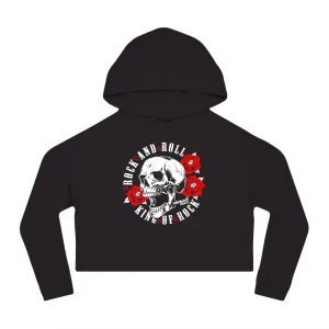 King of Rock/  Cropped Hoodie