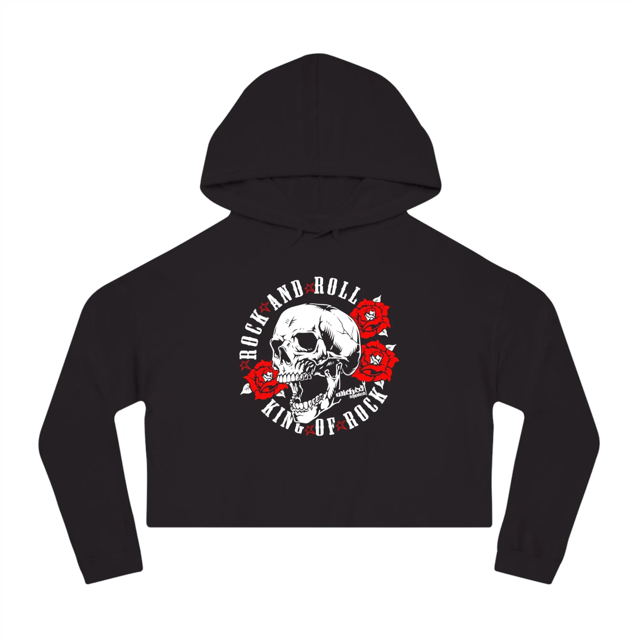 King of Rock/  Cropped Hoodie