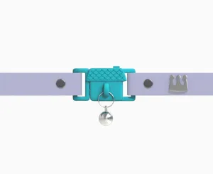 Kittyrama Violet Quick Release Silicone Cat Collar