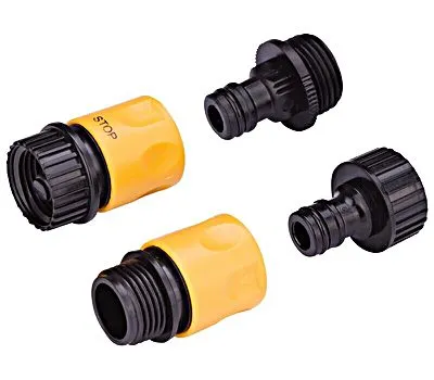 Landscapers Select 4-piece Plastic Hose Connector Set 3/4"