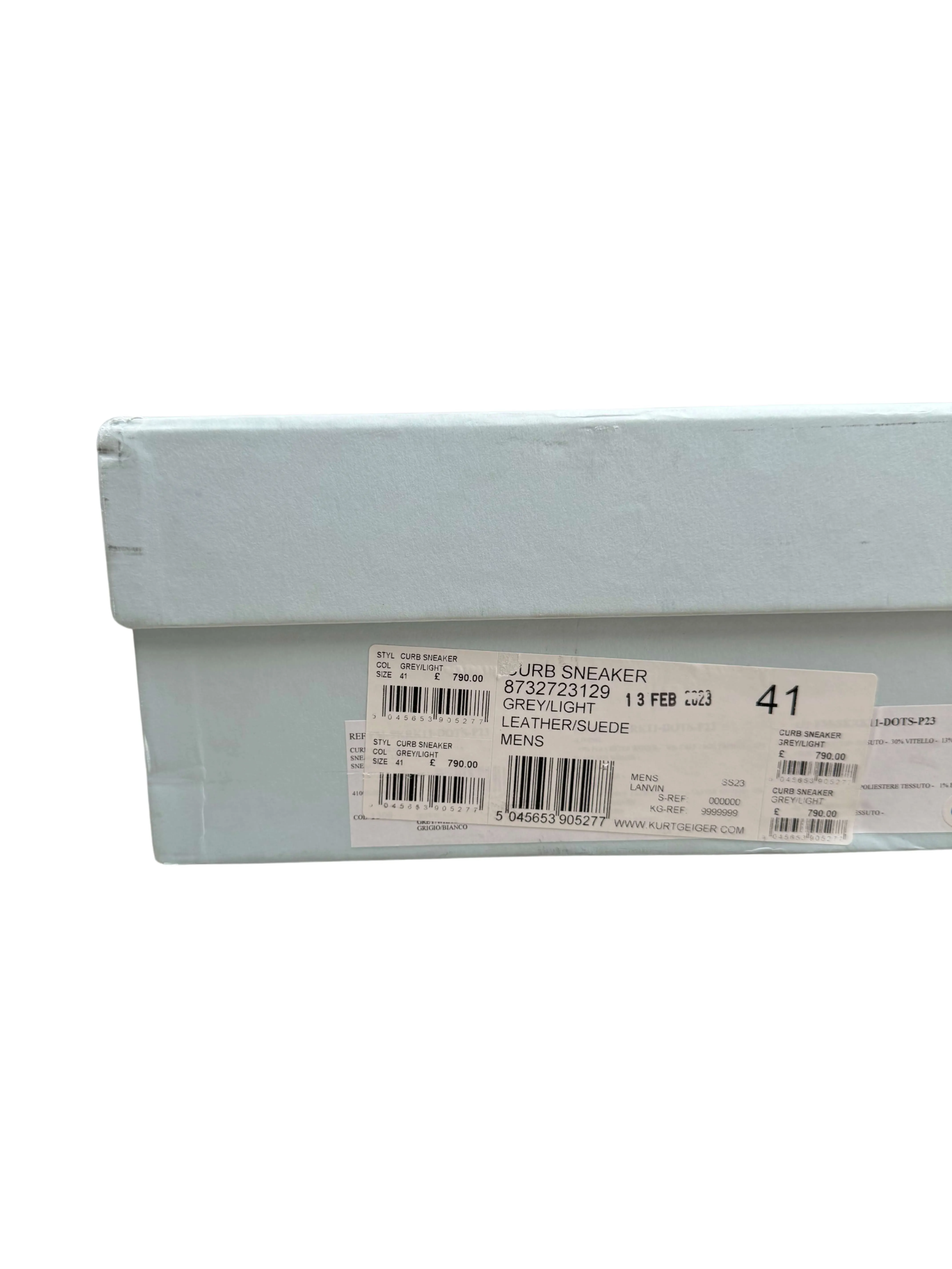 Lanvin Curb Trainer - Grey Light (Unused)