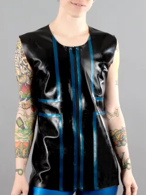 Latex Cross Vest
