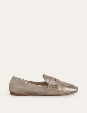 Loafer mit flexibler Sohle-Gold