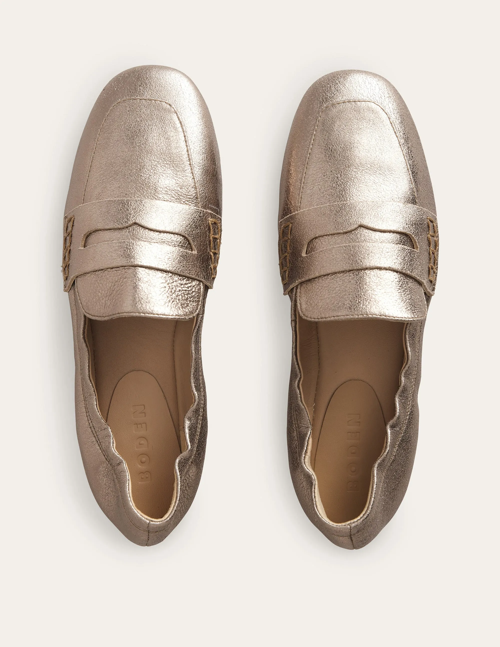 Loafer mit flexibler Sohle-Gold