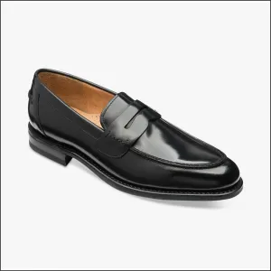 Loake 356 Black Saddle Loafer Shoe Size 11 Only/