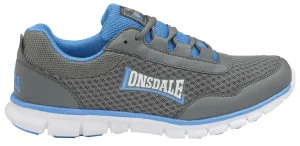 Lonsdale Men's Southwick Light Weight Trainer in Charcoal/Black/Volt
