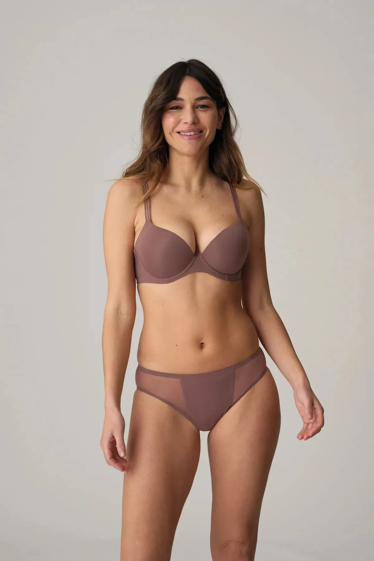 Louie Push UP In Satin Taupe - Marie Jo