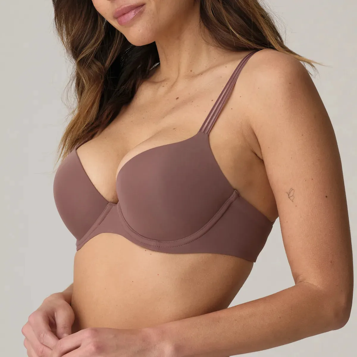Louie Push UP In Satin Taupe - Marie Jo