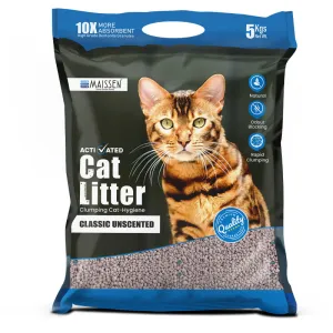 Maissen Bentonite Activated Classic Quick-Clumping Cat Litter, 5 Kgs