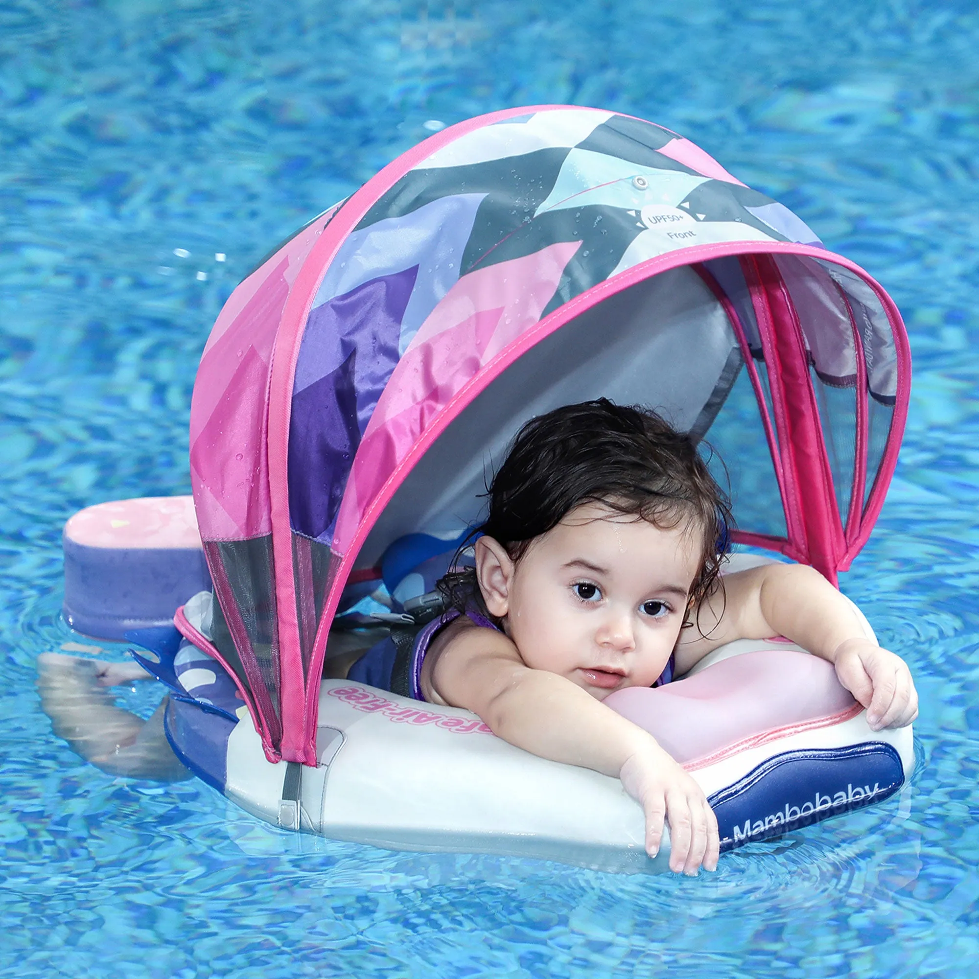 Mambobaby Float with Canopy and Tail - Colorfish