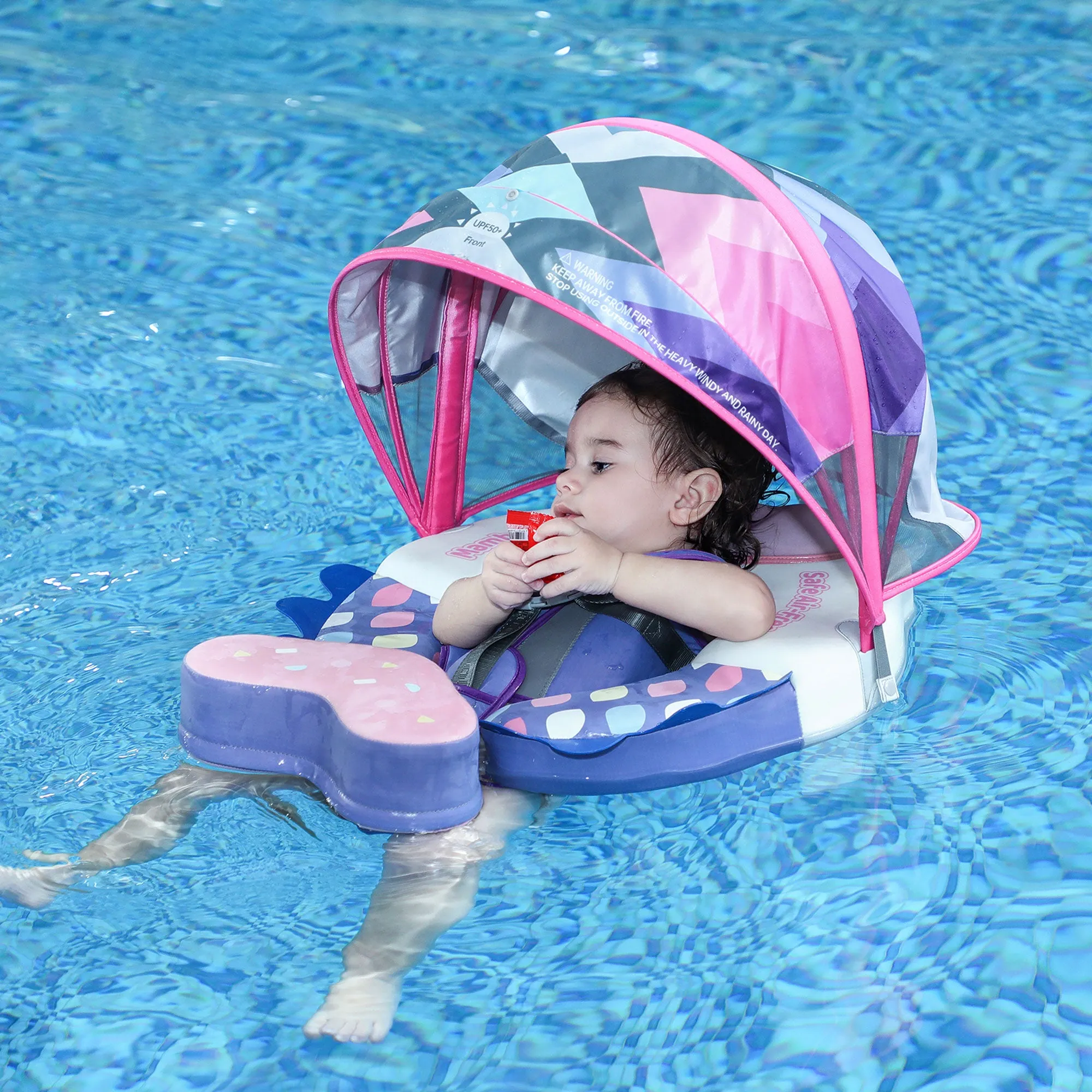 Mambobaby Float with Canopy and Tail - Colorfish