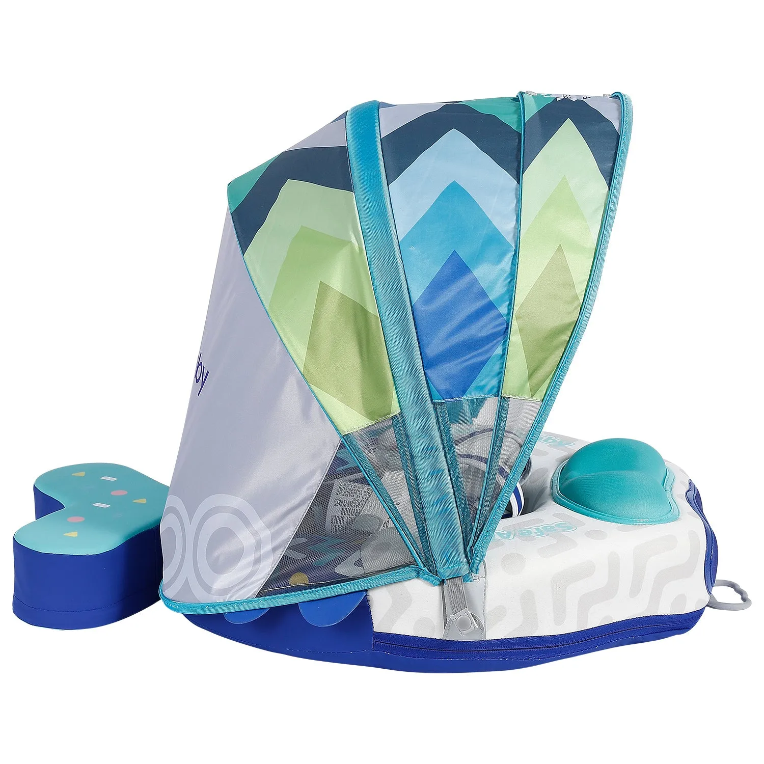 Mambobaby Float with Canopy and Tail - Colorfish