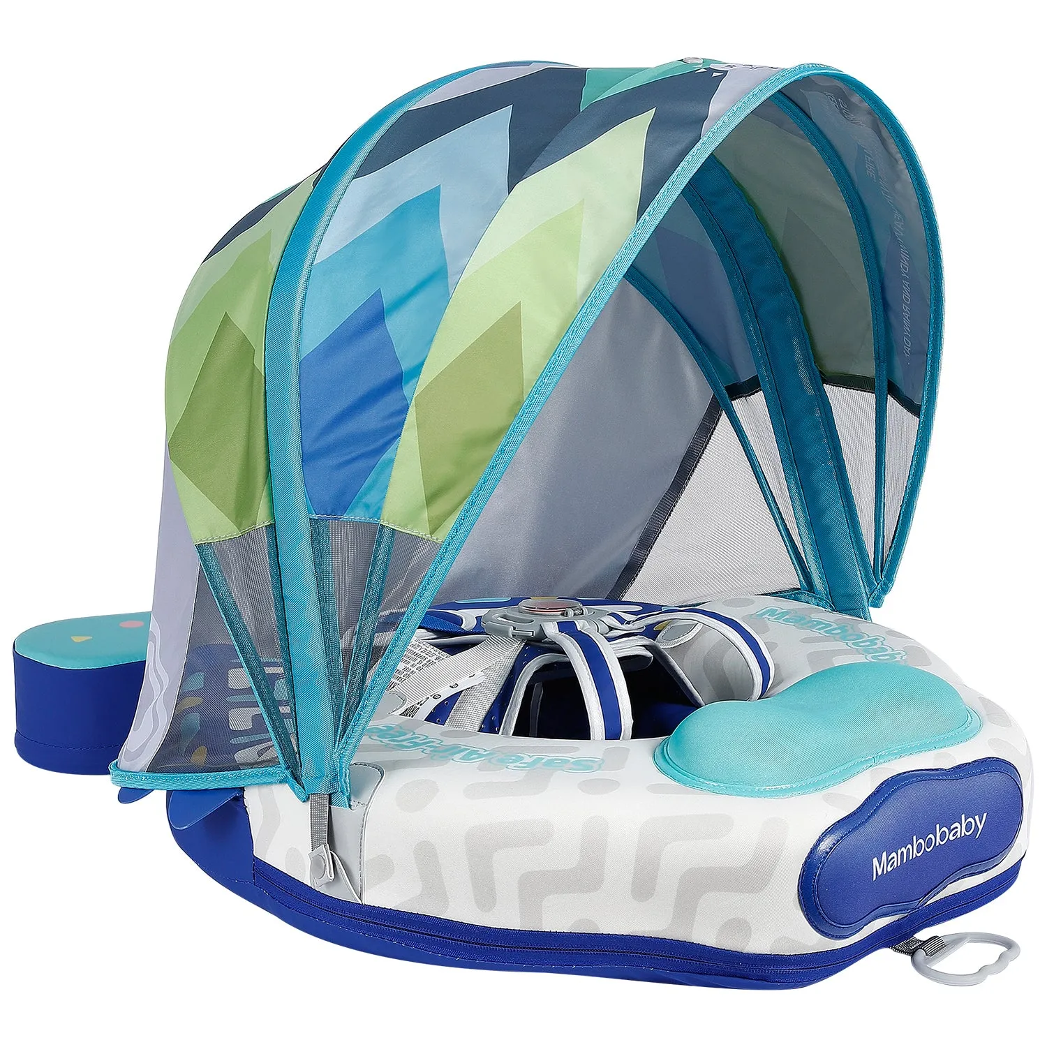 Mambobaby Float with Canopy and Tail - Colorfish