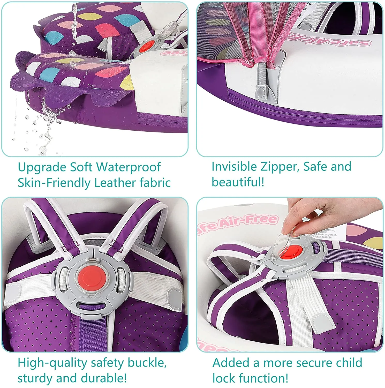 Mambobaby Float with Canopy and Tail - Colorfish