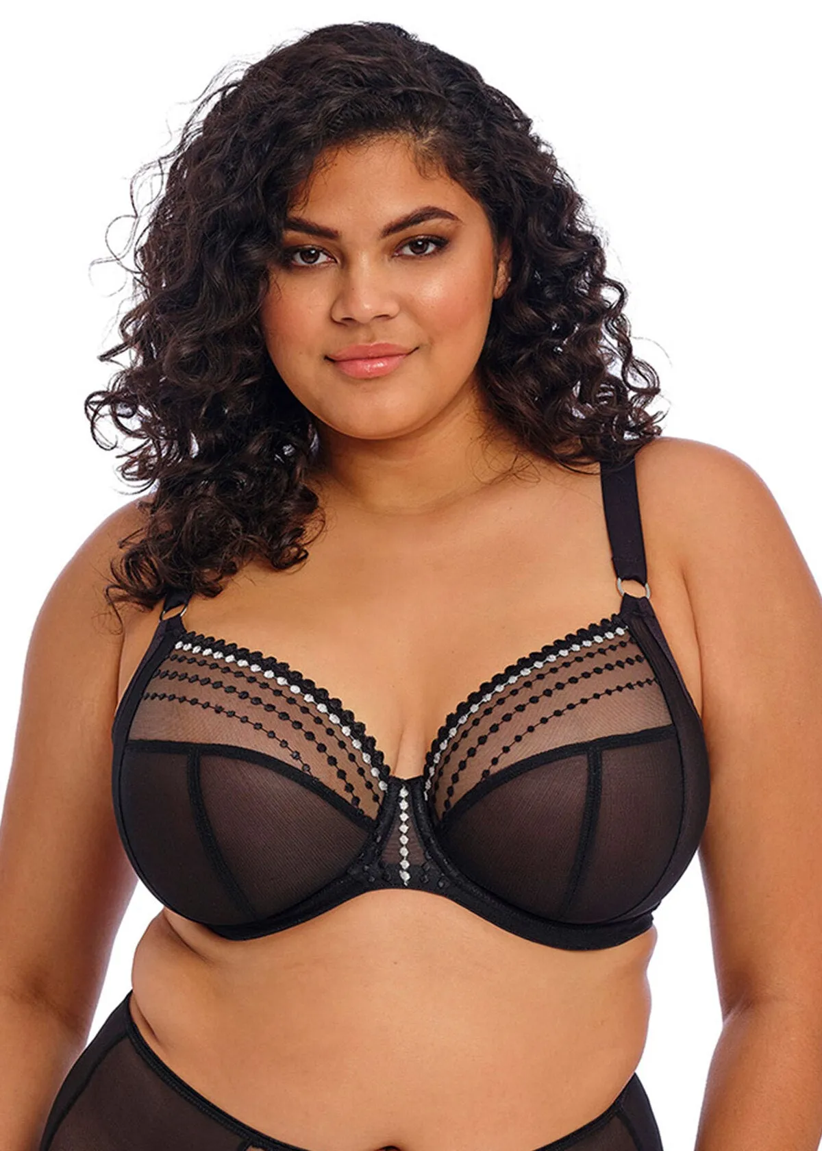 Matilda Plunge Lace Cup In Black - Elomi
