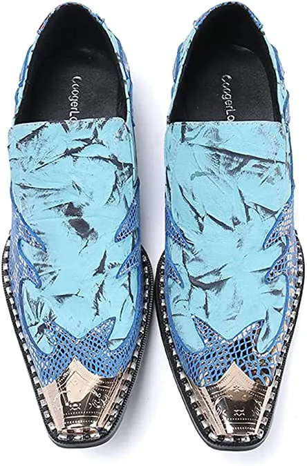 Men's Tuxedo Western Loafers