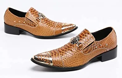 Men‘s Western Loafers Lion Hardware
