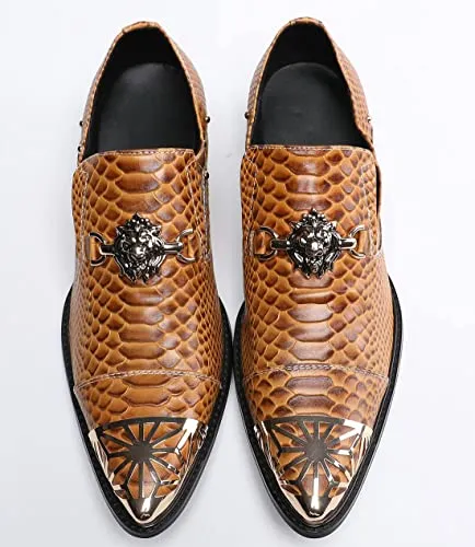 Men‘s Western Loafers Lion Hardware