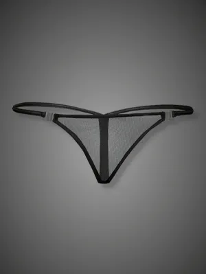 Mesh Clip Thong