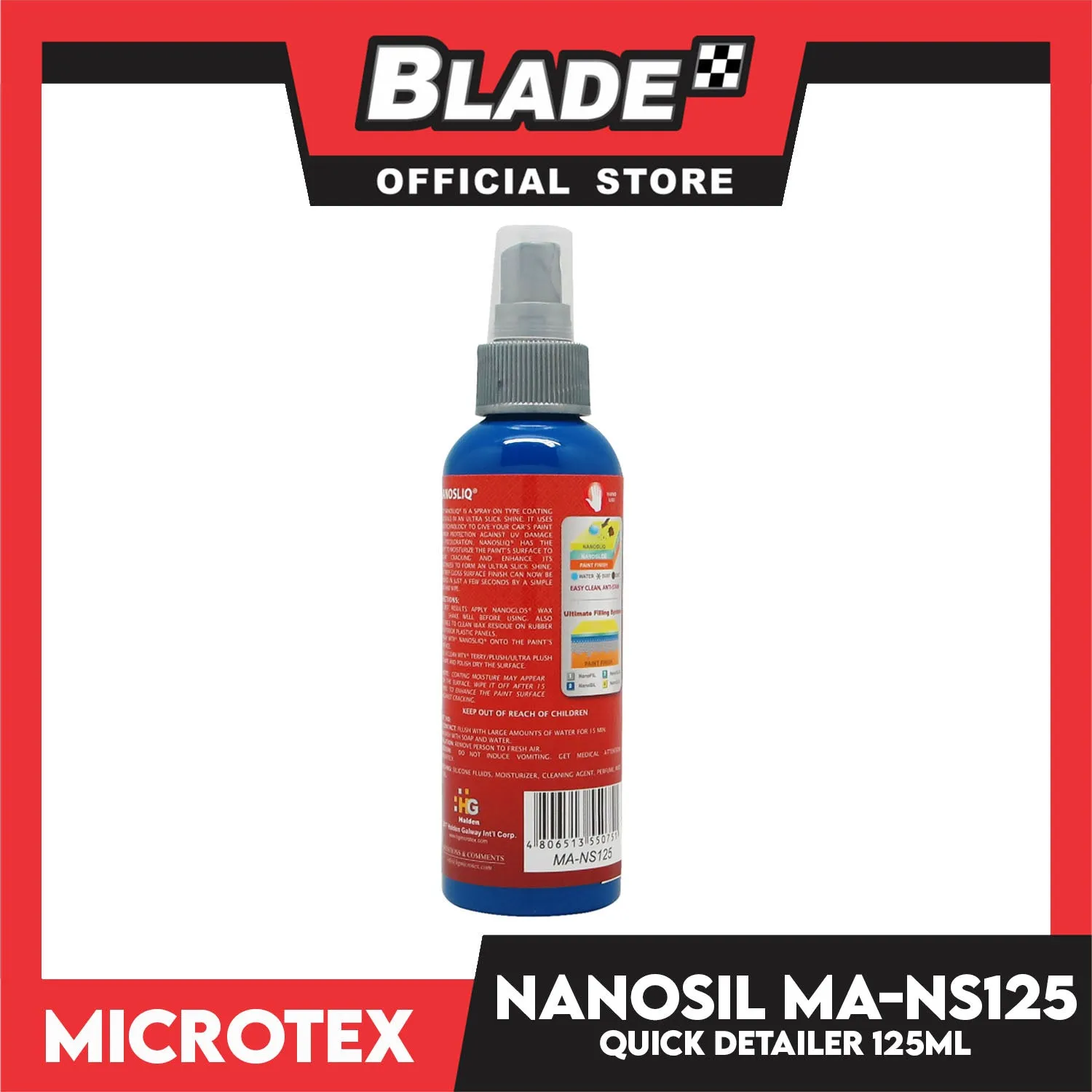 Microtex Nanosliq Quick Detailer MA-NS125 125ml