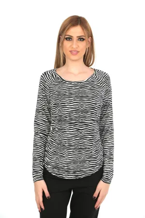 MK Zebra Print Top